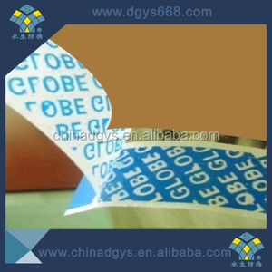 Colorido barato logotipo personalizado manipulaciones vacío abierto cinta adhesiva/etiqueta - Product Image 3