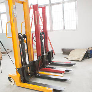 Apilador de paletas Manual manual de carga automática hidráulica portátil, elevador Manual, carretilla elevadora Manual, apilador Manual de 1 tonelada, todos aceptan 1000kg - Product Image 4