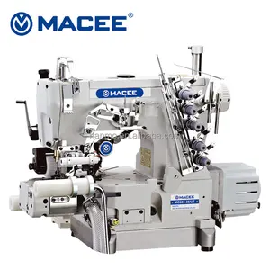 Mc 600d-38/unidade direta CRLINDER-BED interlock máquina de costura com wipe auto-thread (up) (com extrator traseiro)