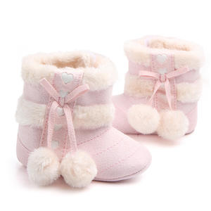 Vente chaude mignonne boule en peluche bébé <span class=keywords><strong>bottes</strong></span> de neige <span class=keywords><strong>bottes</strong></span> de Noël - Product Image 2