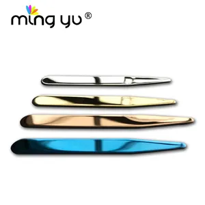 Factory Direct Promotional Brushed Finish Metal Collar Stays for Shirt