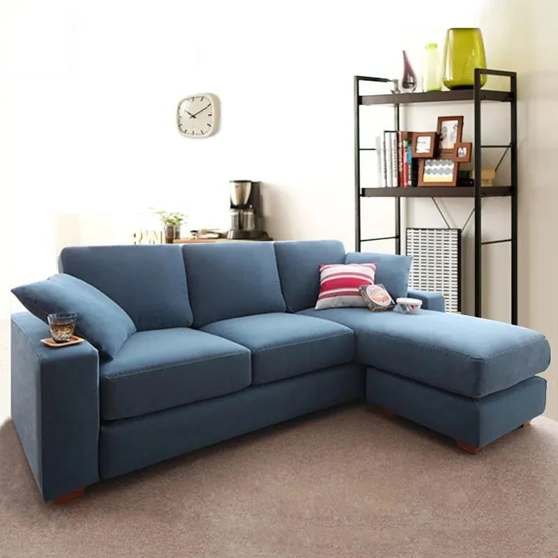 Desain Set Sofa Bentuk L dengan Harga India