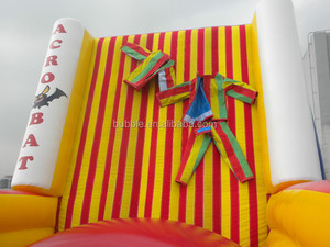 Pared pegajosa, pared inflable con gancho y bucle, juego de Acrobat con trajes pegajosos - Product Image 3