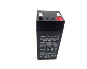 <strong>Rechargeable</strong> Small sealed <strong>Lead</strong> <strong>Acid</strong> <strong>Battery</strong> <strong>4v</strong> 4ah 20hr for Emergency Light / Alarm System - Product Image 2
