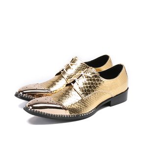NA068 <span class=keywords><strong>scarpe</strong></span> da sposa di colore dorato per lo sposo uomo Bestmen <span class=keywords><strong>scarpe</strong></span> da festa maschili <span class=keywords><strong>smoking</strong></span> <span class=keywords><strong>scarpe</strong></span> più grandi taglie nuove arrivano taglia Eur 46 - Product Image 1