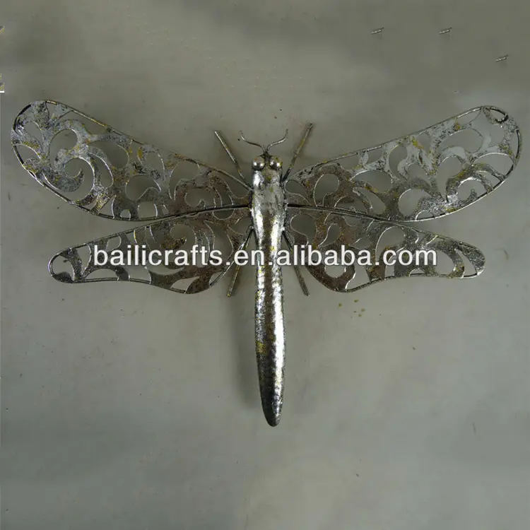 metal butterfly resin wall yard art sculpture