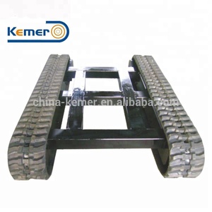 Sasis perayap karet jalur Undercarriage bahan karet yang dipasok pabrik - Product Image 6