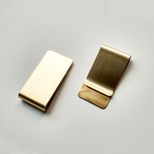 Pince à billets pour hommes, en laiton transparent, Slim et élégant, en métal et cuivre, porte-argent, 1 pièce - Product Image 2
