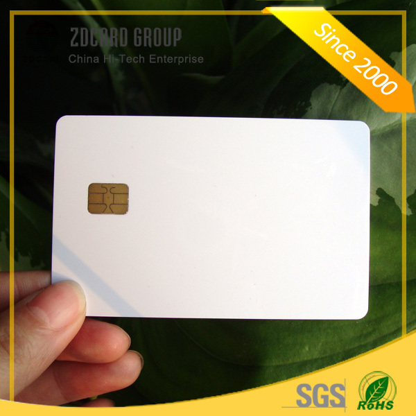 пластиковая смарт-карта чип ISO 7816 чистая