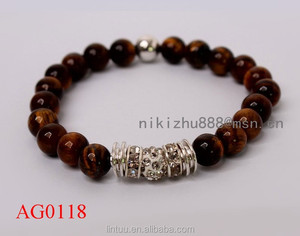 Nuove idee di prodotto shamballa tigri occhio braccialetto perlina, disco ball braccialetto per le donne - Product Image 2