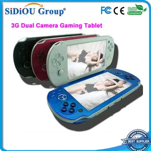 7 pulgadas TFT capacitiva Multi-Touch pantalla PSP Android4.0 800x480 1G DDR3 AllWinner A10 de doble cámara 3D Gaming Tablet