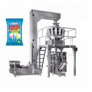 Máquina de embalagem de doces de algodão automática completa, preço da máquina