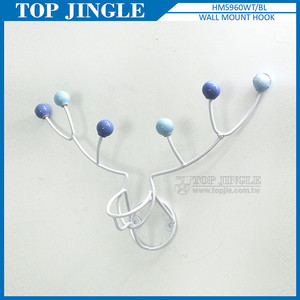 Cute Music Note Design Overdoor 5 Perchas de gancho cortas - Product Image 5