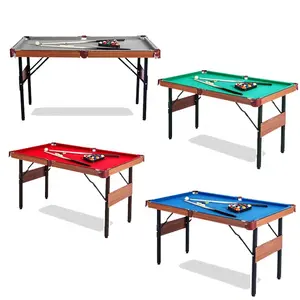 Goede Kwaliteit 4FT 5FT Kleine Size Biljart Spel Van Mini Pooltafel Voor Kids Snooker Tafels