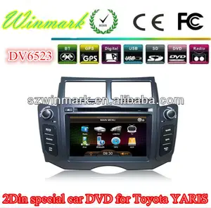 Toyota Yaris Удельный автомобильный DVD-плеер с IPOD, Bluetooth, GPS, радио, квадроциклов, DVB-T, ATSC, Stering КОЛЕСО УПРАВЛЕНИ