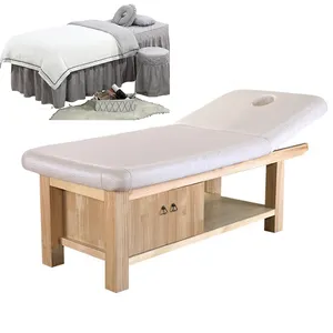 Vente chaude Moderne salon de beauté complet du corps massage table simple lit de massage