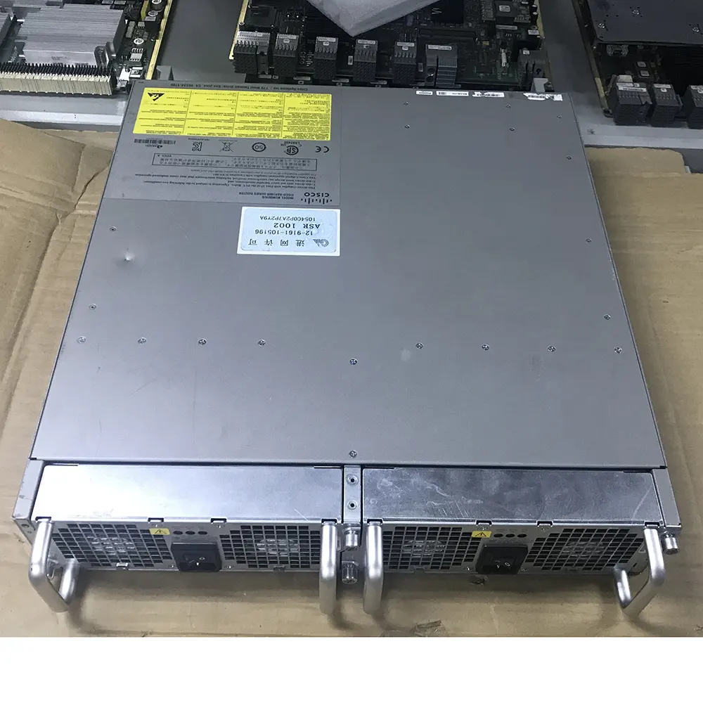 Used ASR1002 Gigabit Router With ASR1000-ESP5 Dual AC Power Supply In Good Condition ASR 1000 Series