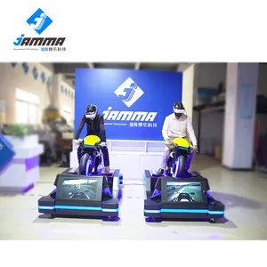 Color personalizado fresco moto VR Racing Simulador de Conducción para interiores