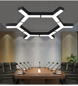 Ringular Hexagon Y Style Modern Led Office Lámpara colgante - Product Image 3