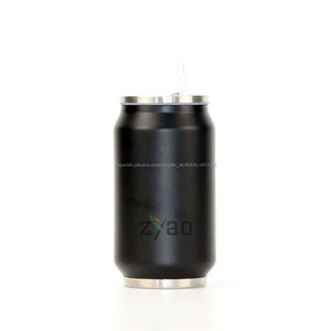 Taza termo de pared doble de alta calidad gratuita de 400 ml, taza de viaje aislada - Product Image 2