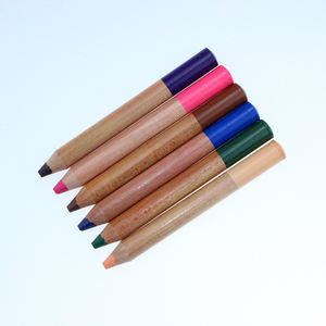 Grande couleur boisée de <span class=keywords><strong>crayons</strong></span> de cire pour les étudiants avec 6 pièces non toxiques dans une boîte en carton - Product Image 4