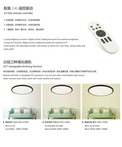 Treo CE <span class=keywords><strong>48</strong></span> <span class=keywords><strong>W</strong></span>át từ xa CCT <span class=keywords><strong>dimmable</strong></span> cob vòng <span class=keywords><strong>led</strong></span> bảng điều chỉnh giá ánh sáng - Product Image 5