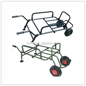 <span class=keywords><strong>Chariot</strong></span> à main en acier personnalisable pour la pêche à la <span class=keywords><strong>carpe</strong></span> et le camping Structure extérieure d'une capacité de charge de 300kg - Product Image 6