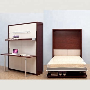 <span class=keywords><strong>Letto</strong></span> a Scomparsa Verticale <span class=keywords><strong>Salvaspazio</strong></span> con Tavolo Pieghevole - Product Image 1