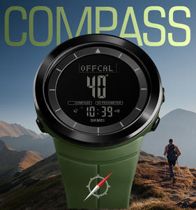<span class=keywords><strong>Montre</strong></span> multifonctionnelle Skmei 1403 avec boussole, podomètre, <span class=keywords><strong>montre</strong></span> numérique pour homme, étanche à 50 m, <span class=keywords><strong>montre</strong></span> de sport au poignet - Product Image 2