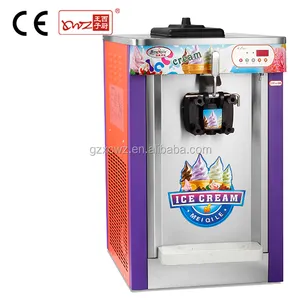 Single flaovr tabletop soft Ice cream machine for sale