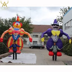 Inflatable Adults 2m/3m Super Circus Joker Inflatable Puppet Costume Adults Parade Props