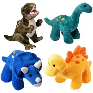 Top Kwaliteit Groothandel Blauw Soft Gevulde Pluche Speelgoed Dinosaurus