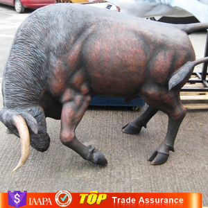 <span class=keywords><strong>Jardin</strong></span> paysage <span class=keywords><strong>conception</strong></span> cuivre Réaliste vie taille bull statue pour vente - Product Image 2