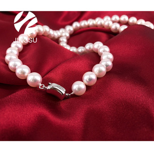Gargantilla de agua de mar China akoya16/18/20 pulgadas, collar de perlas en doble/triple - Product Image 4