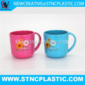 Jual gelas di grandi dimensioni a doppia parete di plastica tazza di acqua con maniglia - Product Image 6