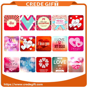 Themed party supplies creative Valentine happy love stickers for party decoration - Product Image 3