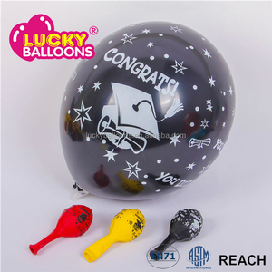 12 pulgadas <span class=keywords><strong>FELICIDADES</strong></span> LO HIZO <span class=keywords><strong>estrella</strong></span> globos de graduación personalizado globo globos de látex de impresión EN71 - Product Image 1