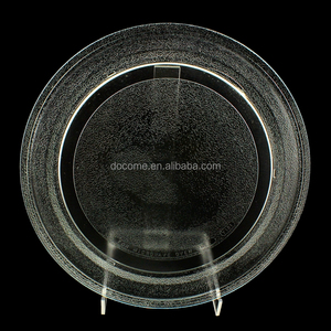 Plateau en verre pour four à <span class=keywords><strong>micro</strong></span>-ondes : plateau tournant en verre borosilicate de 320 mm de haut, plateau plat de 12,6 pouces, pièce de rechange pour MWO 32 cm - Product Image 1