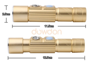 Đèn Pin Sạc USB 5 Chế Độ Đèn Pin LED Đỏ Trắng Công Suất Cao Có Thể Phóng To - Product Image 6