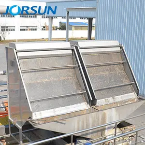 Waste Water Treatment static sieve manual bar screen for pump station from Jorsun