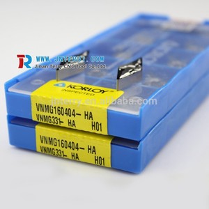 Korloy outils de tournage inserts, Outils de coupe de Machine CNC VNMG160404-HA H01 - Product Image 1