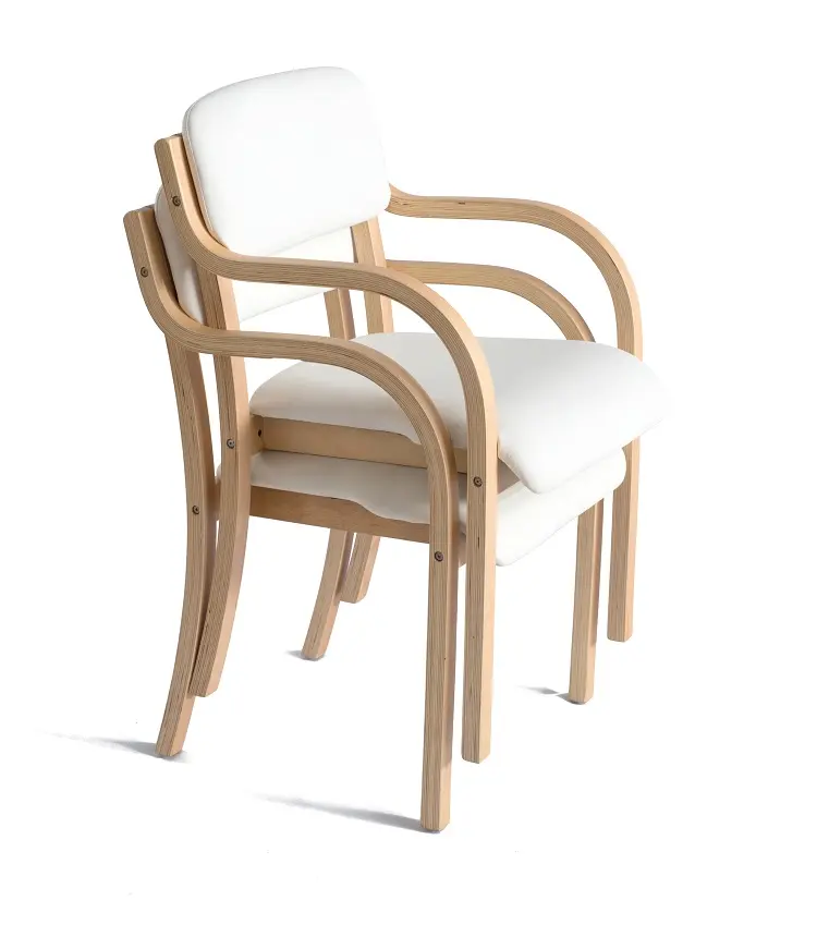 Foxam-chaise de salle à manger classique en bois, contreplaqué, 1061