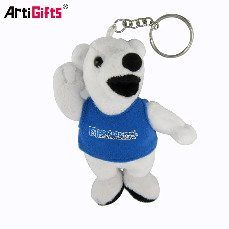 Promotion en gros En Vrac Personnalisé Mini Animal Jouet Ours En Peluche Porte-clés