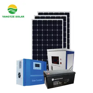 Yangtze Off Grid Năng Lượng Mặt Trời Hệ Thống Bảng Điều Khiển 1kw 2kw 3kw 5kw Năng Lượng Mặt Trời Nhà Hệ Thống Năng Lượng Với Pin