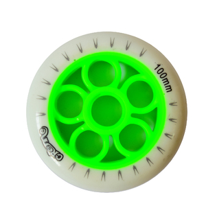 Ruedas de patines en línea profesionales Hondar de 110mm de cuero PVC + terciopelo para patines de ruedas para adultos - Product Image 5