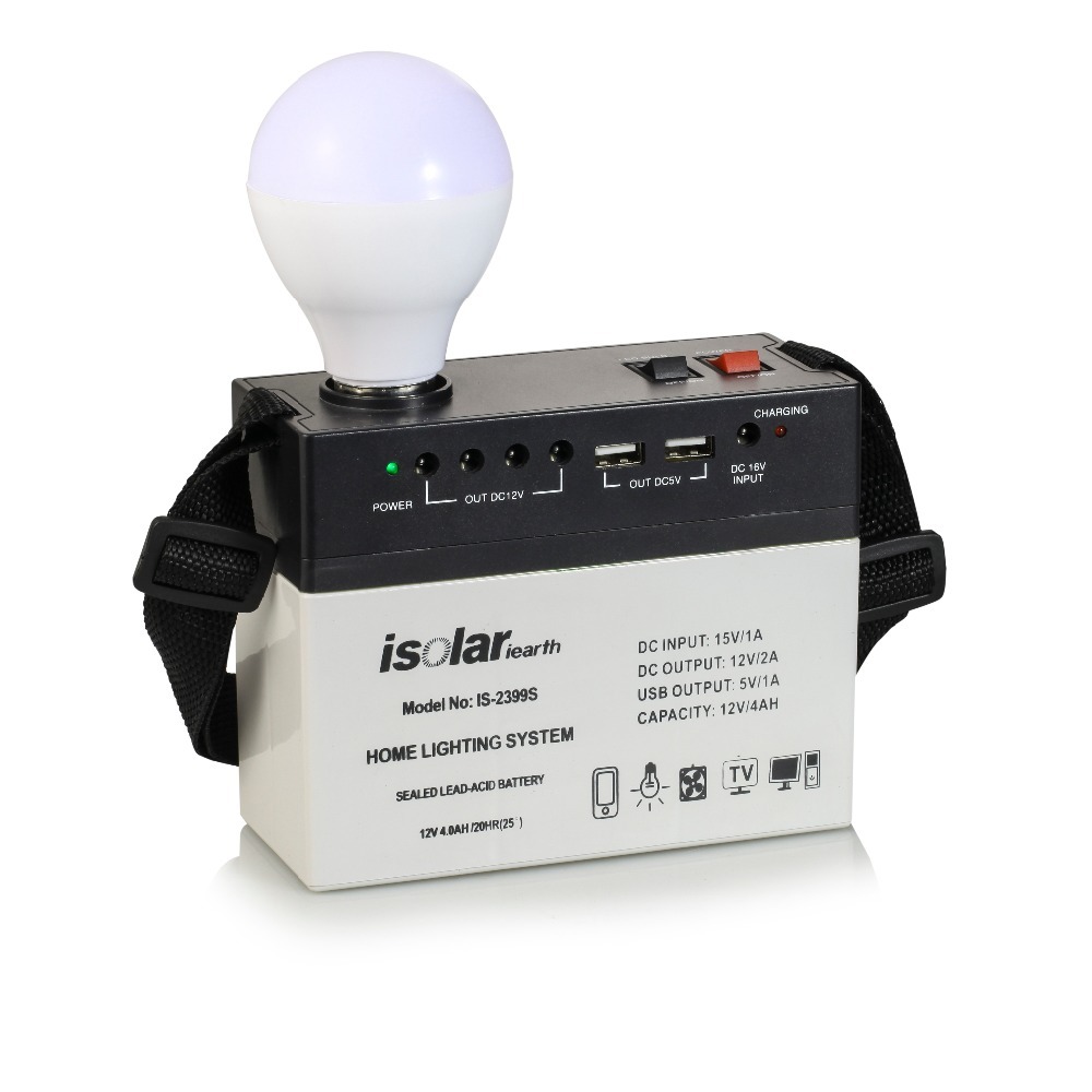 Imperméable à l'eau Radio Mp3 Lecteur Dent Bleue Haut-Parleur Système Solaire Kit