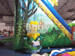 Nueva gran jirafa castillo inflable de diapositivas con impresión - Product Image 6