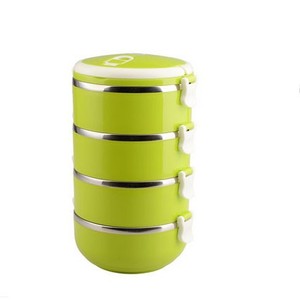 Offre Spéciale de haute qualité empilable 2/3/4 couches Loncheras isolation thermique en acier inoxydable Bento Lunch Box - Product Image 4
