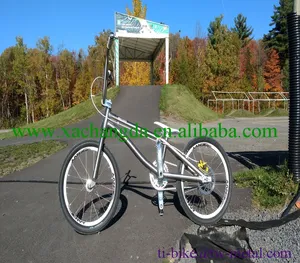 Quadro de bicicleta bmx de titânio com tubo de cabeça afunilado china