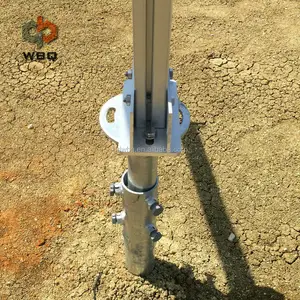 Best price adjustable available for solar mounting system spiral ground screw post anchor